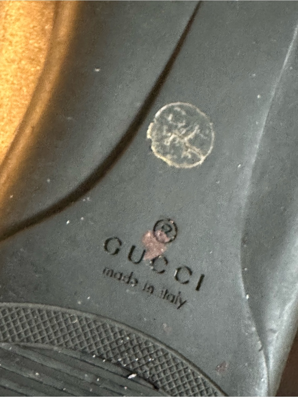 Gucci Brown and Beige Monogram Sneakers - Picture 10 of 15